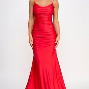 Juniors' Shirred Gown, Created for Macy's